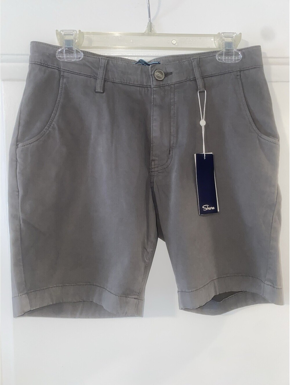 Shore Bowen Short Men’s Size 28 Smoked Pea Gray 7.5” Inseam